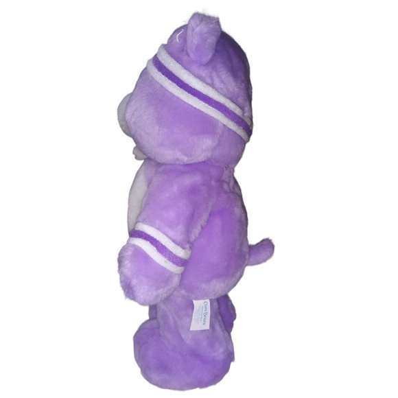 VTG Care Bear Harmony Purple Stuffed Animal Fit and Fun Workout Care Bear Plush - Picture 5 of 11